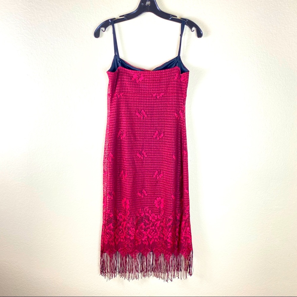 Red Lace Flapper Dress - Picture 2 of 3